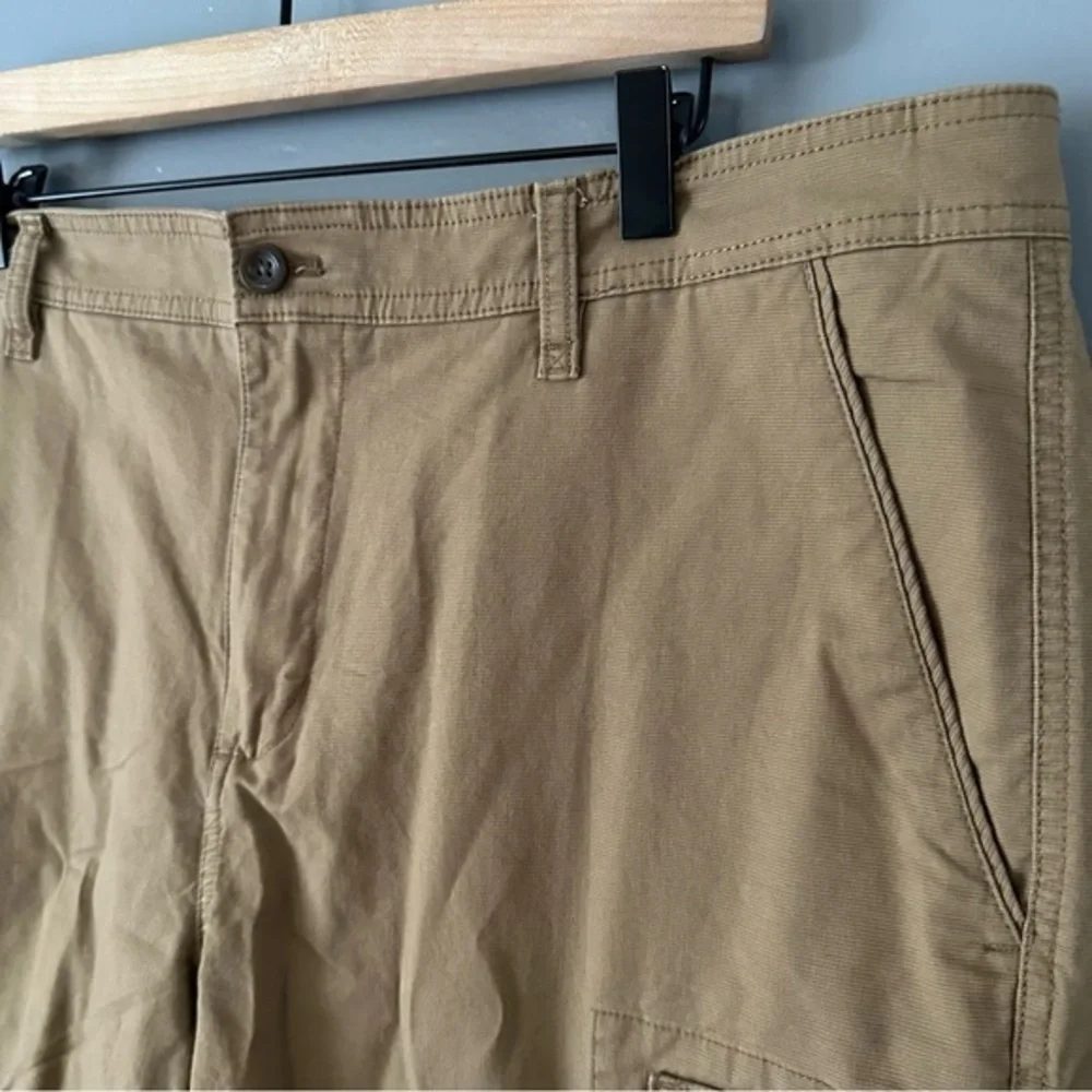 Chaps Men's Cargo Khaki Shorts Stretch | Tan‎